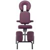 vidaXL Fauteuil de massage Similicuir Bordeaux rouge 122x81x48 cm