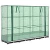 vidaXL Jardini&egrave;re sur&eacute;lev&eacute;e avec housse aspect rotin 160x40x123 cm