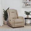 vidaXL Fauteuil Cappuccino Similicuir