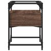vidaXL Table de chevet chêne marron 40x40x55 cm bois d’ingénierie
