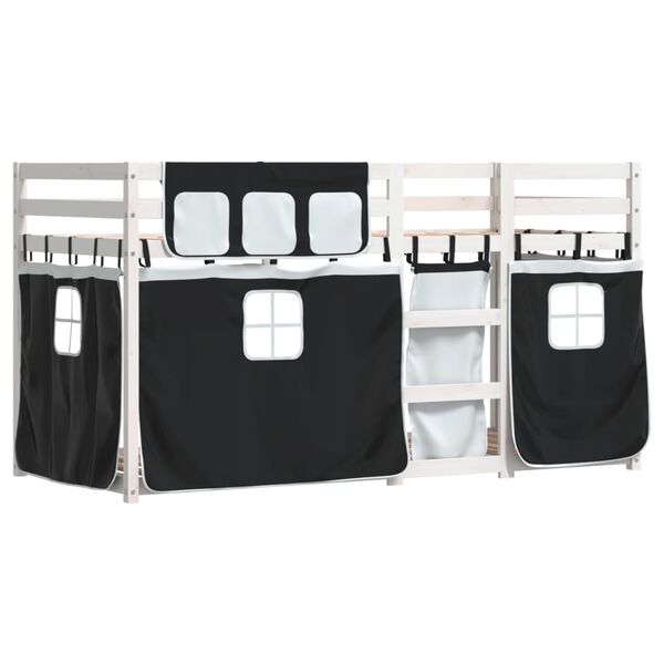 vidaXL Lit superpos&eacute; sans matelas 90x190 cm bois de pin massif