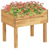 vidaXL Jardini&egrave;re sur&eacute;lev&eacute;e 50x40x45 cm Bois massif d'acacia