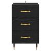 vidaXL Cabinet de chevet Ch&ecirc;ne noir 40 x 40 x 66 cm Bois d'ing&eacute;nierie