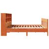 vidaXL Cadre de lit sans matelas cire marron 200x200cm bois pin massif