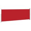 vidaXL Auvent lat&eacute;ral r&eacute;tractable 160 x 500 cm Rouge