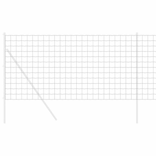 vidaXL Clôture hexagonale Argenté 1,4 x 50 m Acier galvanisé