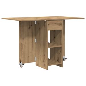 vidaXL Table &agrave; d&icirc;ner 115 x 70 x 75 cm Bois d'ing&eacute;nierie