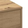 vidaXL Table basse Ch&ecirc;ne artisanal 90 x 90 x 28 cm Bois d'ing&eacute;nierie