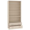 vidaXL Buffet HAMAR Bois massif de pin Marron miel