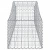 vidaXL Paniers &agrave; gabions arqu&eacute;s 5 pcs 200x50x40/60 cm fer galvanis&eacute;