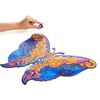 UNIDRAGON Puzzle bois 323pcs Intergalaxy Butterfly Tr&egrave;s grand 41x30 cm