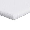 vidaXL Surmatelas Blanc 140 x 190 cm Tissu Jacquard