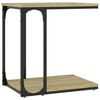vidaXL Table d'appoint Ch&ecirc;ne sonoma 50x35x52 cm Bois d'ing&eacute;nierie