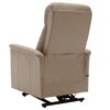 vidaXL Fauteuil de massage Cappuccino Similicuir