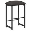 vidaXL Tabouret de bar Gris fonc&eacute; 40 x 32 x 74 cm Bois d'ing&eacute;nierie