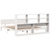 vidaXL Lit biblioth&egrave;que sans matelas blanc 180x200 cm bois pin massif