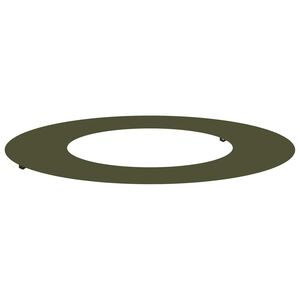 vidaXL Anneau d'arbre Vert olive &Oslash;40 / 70 cm Acier lamin&eacute; &agrave; froid