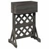 vidaXL Trellis de jardin vertical Gris 48 x 30 x 70,5 cm