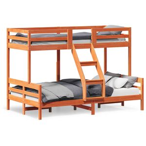 vidaXL Lit superpos&eacute; sans matelas 80x200/120x200 cm bois massif