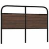 vidaXL T&ecirc;te de lit de remplacement ch&ecirc;ne marron 135 cm