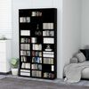 vidaXL Armoire &agrave; CD Noir 102x16x177,5 cm Bois d'ing&eacute;nierie