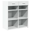 vidaXL Buffet blanc 80x42,5x93 cm bois d'ing&eacute;nierie