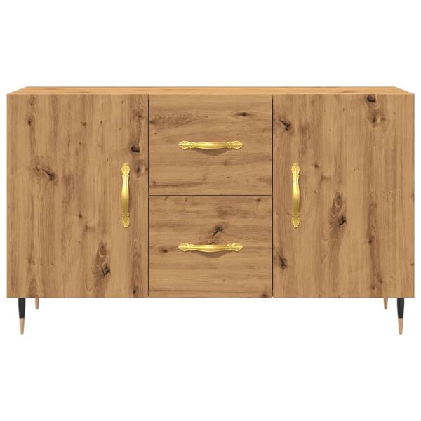vidaXL Buffet ch&ecirc;ne artisanal 100x36x60 cm bois d'ing&eacute;nierie