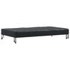 vidaXL Housse de Table Uni Noir 102 x 202 x 15 cm tissu