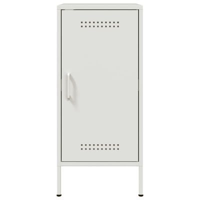 vidaXL Buffet blanc 36x39x79 cm acier