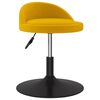 vidaXL Tabouret de bar Jaune moutarde Velours