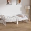 vidaXL Lit de jour sans matelas blanc 90x190 cm bois de pin massif