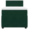 vidaXL Sommier &agrave; lattes de lit et matelas Vert fonc&eacute; 80x200 cm Velours