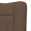 vidaXL fauteuil Marron 63 x 67 x 94 cm Tissu et contreplaqu&eacute;