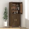 vidaXL Buffet Chêne marron 69,5x34x90 cm Bois d'ingénierie