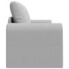 vidaXL Canap&eacute;-Lit 60cm Gris nuage tissu