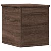 vidaXL Bo&icirc;te de rangement ch&ecirc;ne marron 30x35x35 cm bois d'ing&eacute;nierie