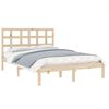 vidaXL Cadre de lit sans matelas 200x200 cm bois massif