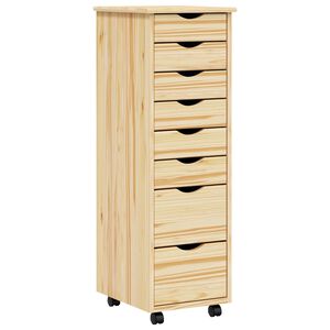vidaXL Cabinet Roulant avec Tiroirs MOSS 34 x 39 x 103 cm