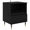 vidaXL Cabinet de chevet Ch&ecirc;ne noir 40 x 35 x 50 cm Bois d'ing&eacute;nierie