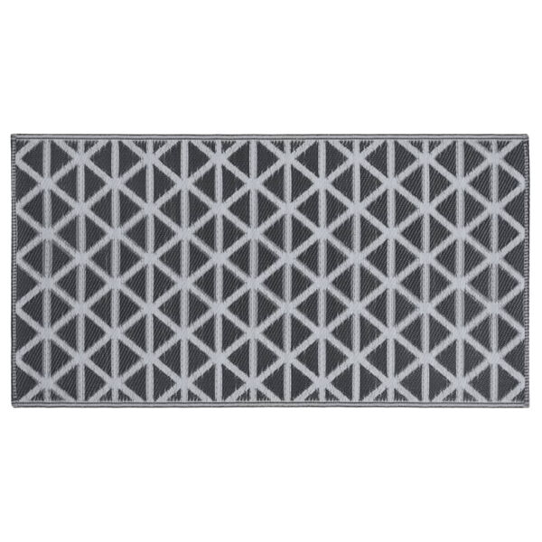 vidaXL Tapis d'extérieur ARAKIL Noir 80x150 cm PP