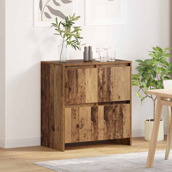 vidaXL Buffet Bois ancien 70 x 41 x 75 cm Bois d'ing&eacute;nierie