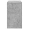 vidaXL Tables basses gigognes 3 pcs Gris béton Bois d'ingénierie