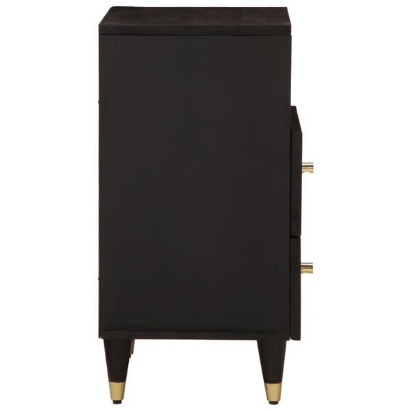 vidaXL Table de chevet 50x33x60 cm bois de manguier massif