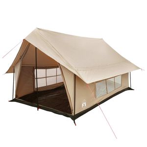 vidaXL Tente Cabane Cr&egrave;me 340 x 246 x 210 cm Polycoton