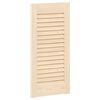 vidaXL Portes d'armoire &agrave; persiennes 2 pcs 61,5x29,5 cm pin massif