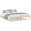 vidaXL Cadre de lit extra long sans matelas 180x210 cm bois massif pin