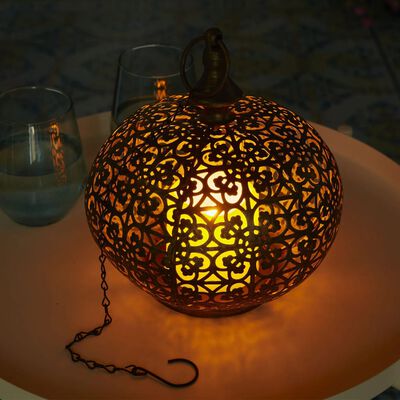 Luxform Lampe à LED orientale de jardin Tarsus Bronze antique