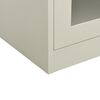 vidaXL Armoire de bureau Gris clair 90x40x70 cm Acier