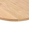 vidaXL Dessus de table 120x60x2 cm bois de chêne massif ovale
