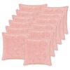 vidaXL Housse de coussin 12 pc HOUTEN Rose 50 x 50 cm